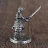 Samurai Statue Miniature Japanese Warrior Figurine Cupronickel Sculpture Home Decor Material