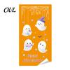 Festive Party Supplies for Halloween Castle Pet Static Cling Window Stickers, Spooky Bat Pumpkin Easy Peel Stick Wall Art Floral Glass Decals,