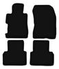 BASIC Black Velour Floor Mats For: Honda Civic VIII 4D Sedan (2006-2011)