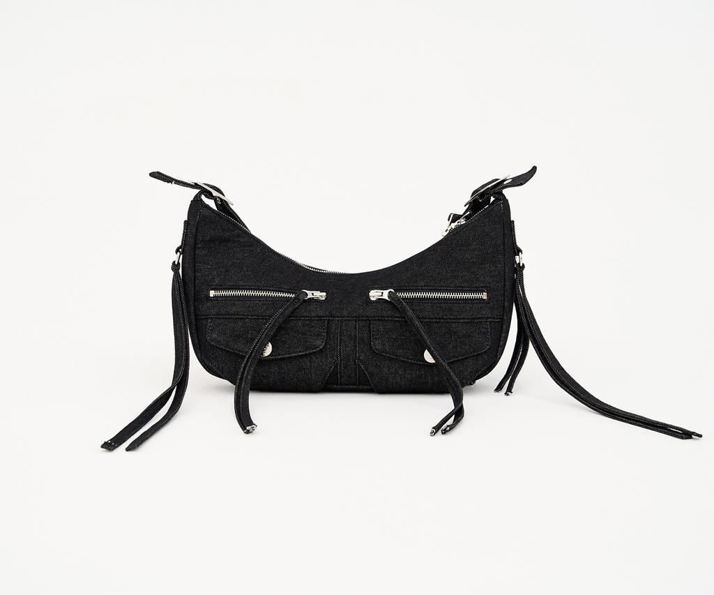 Arts De Base Denim Hobo Bag