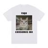 Rage Consumes Me Funny Cat Meme Graphic T Shirt Fashion Vintage Short Sleeve T-shirt Men Women Casual Cotton Oversized T-shirts 6