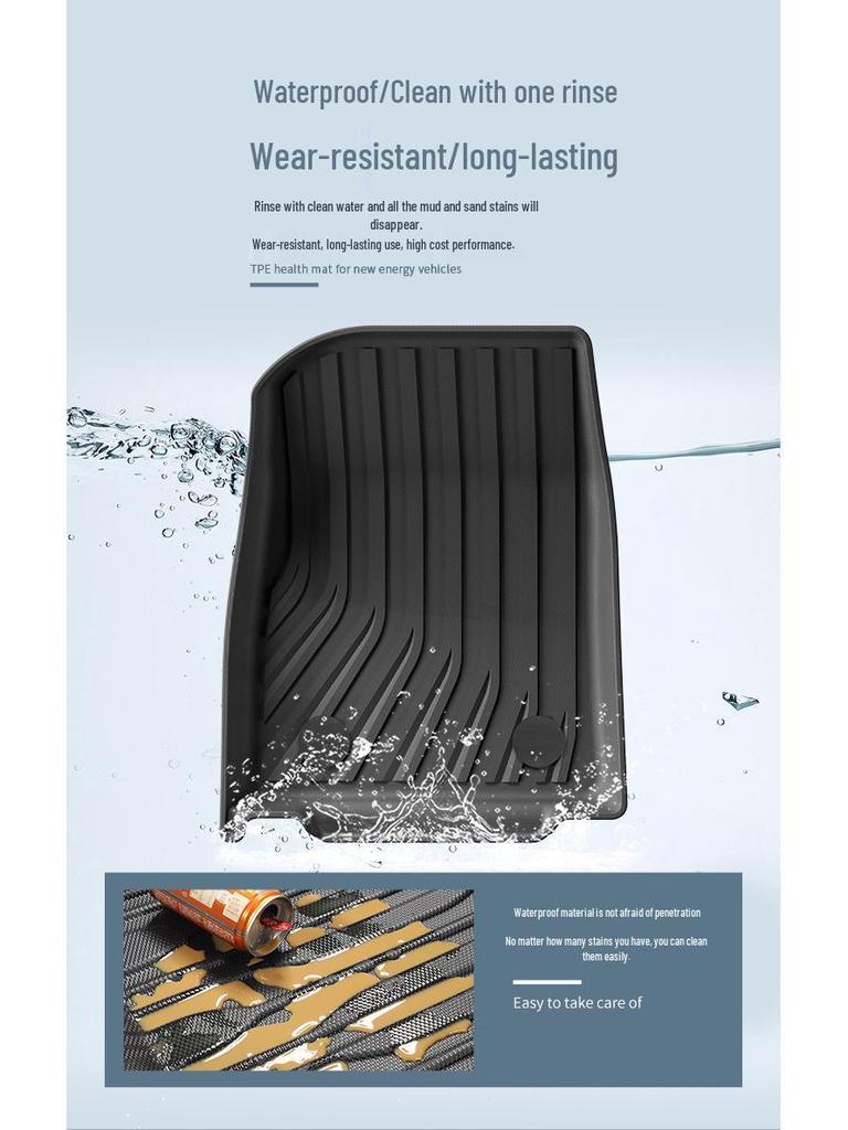 Floor Mats for 2024 Changan Deepal S7 RHD: TPE Mats, Trunk & Backrest Mats