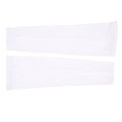 Pair UV Protection Sleeve Sun Cuff Breathable Summer Outdoor Arm Cooling Man Woman DrivingWhite Upgrade XL
