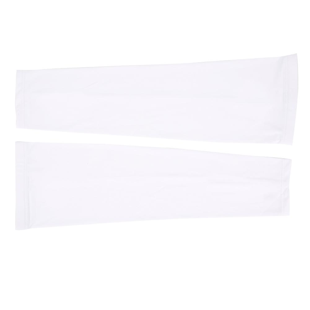 

Pair UV Sleeve Sun Cuff Breathable Outdoor Arm Cooling Man Woman Driving White Upgrade L