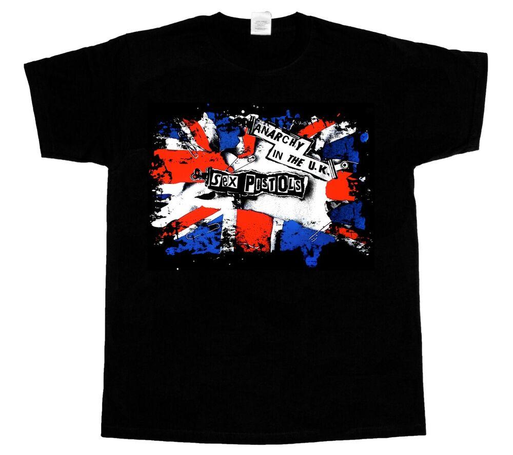 Sexual Guns Anarchy In The U K Short Long Sleeve Black Unisex T-Shirt