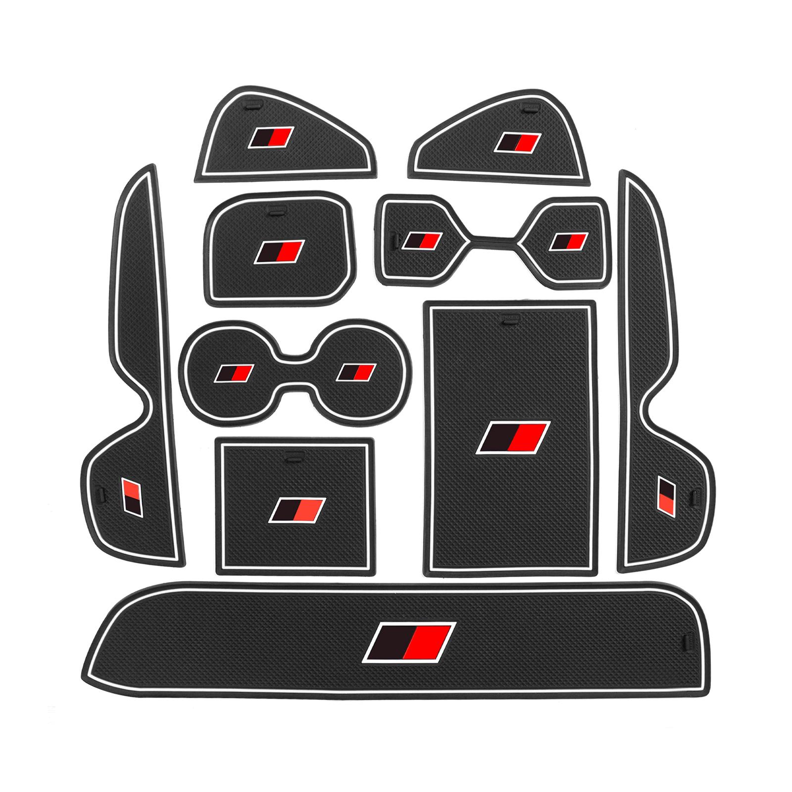 

Противоскользящий коврик для ворот и чашек для Toyota RAV4 GR 2025 RAV 4 (Европейская версия) Накладка на дверной паз Аксессуары для интерьера 10pcs