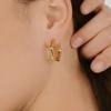European Design Rhombus Polygon Stainless Steel Earrings - Modern & Stylish for Women