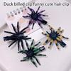 Eye Catching Spiders Hair Clip Multifunctional Stylish Barrettes Elegant Women for Trendy and Creative Styles