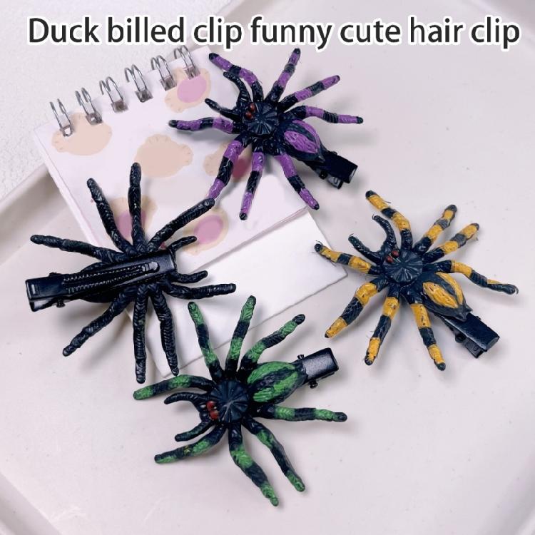 Eye Catching Spiders Hair Clip Multifunctional Stylish Barrettes Elegant Women for Trendy and Creative Styles