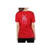 Adidas Graphic Print Round Neck Short Sleeve T-Shirt Women Tops Red FT2929