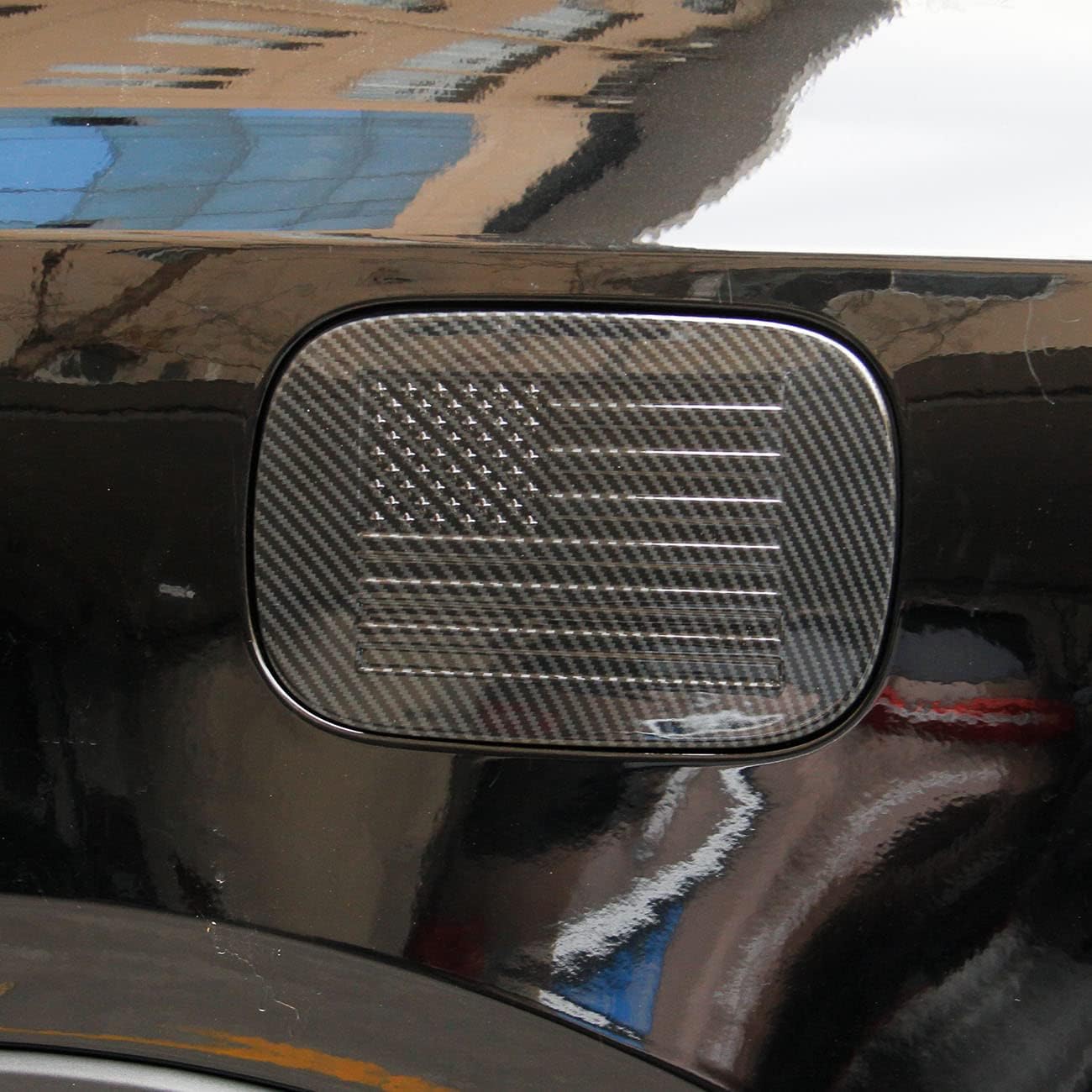 

Накладка крышки лючка бензобака из углеродного волокна для Dodge Durango 2011-2022