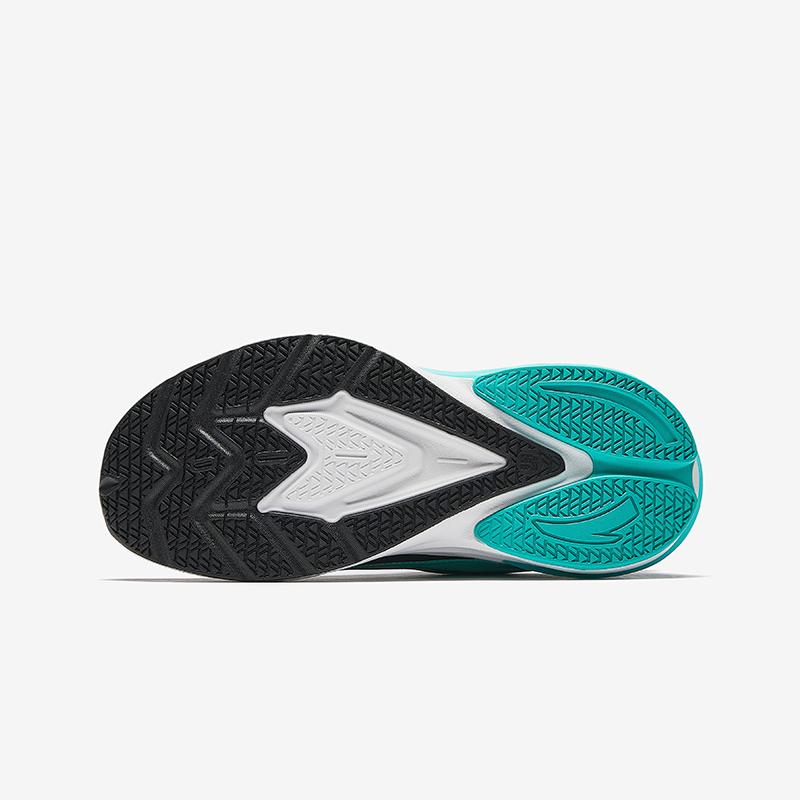 Anta Kids Flame Trendy Fashion Lightweight Shock Absorbing Low Top Running Shoes Men Running Shoes Black Green 312515517-2
