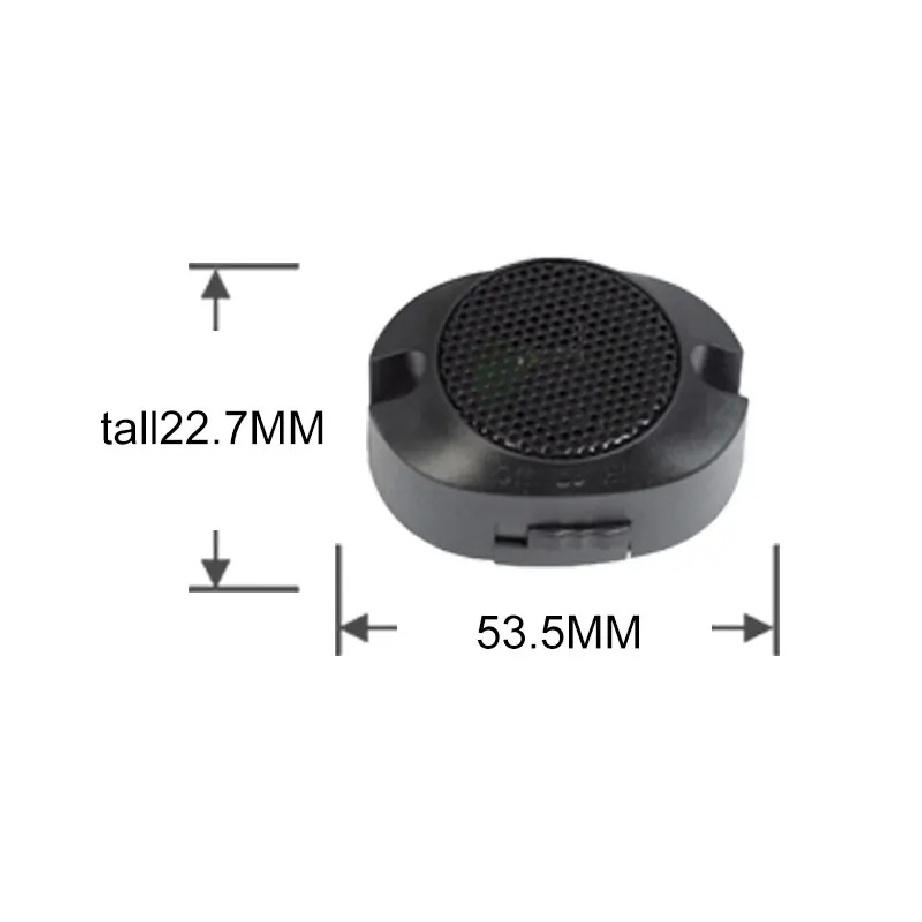 עוזר חיישני חניה Parktronics 12 צבעים חיישן שטוח 22 מ"מ רדאר רוורס צליל אזעקה זמזם