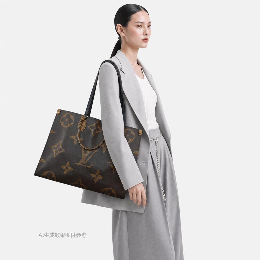 [Pre-Owned] Louis Vuitton Onthego GM 'Brown Monogram Canvas/Brown Monogram Reverse Canvas' - Very Good #MN9BB7