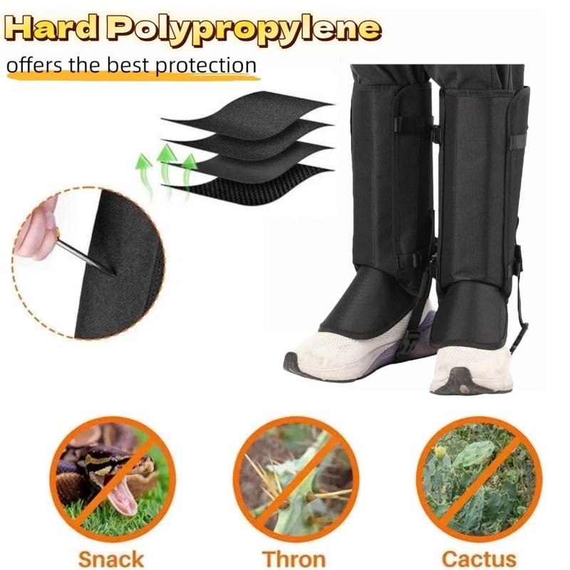Ghette Serpente Durevoli Protezioni Serpente Ghette per Uomo/Donna Regolabili Ghette a Prova di Serpente per Caccia Outdoor e Lavoro Agricolo