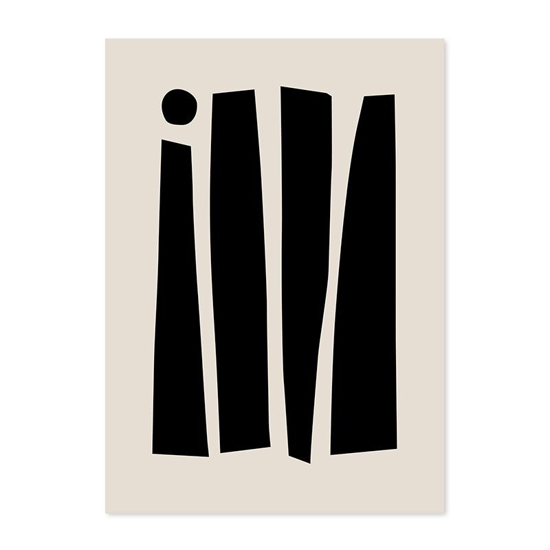 Boho Matisse Poster Beige Black Abstract Line Art Canvas Paintings Wall Print Pictures Bedroom Living Room Interior Home Decor