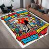 Dr Eggman Home Sofa Decoration for Living Room & Bedroom, Non‑Slip Play Flannel Floor Mat for Game Room