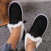 2025 Winter New Thick-soled Snow Boots for Women, Piled and Thickened Fluffy Warm Large-size Sewn Cotton Shoes for Women