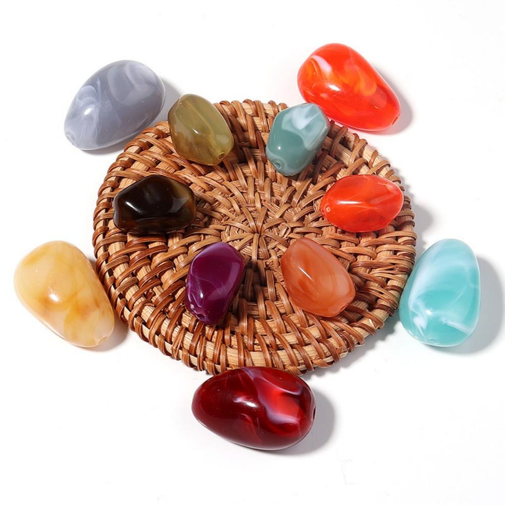 20PCS/Lot Irregular Acrylic Beads Two-tone Cloud Beads Making Meteorite shape Loose Spacer Beads DIY Bracelet Necklace