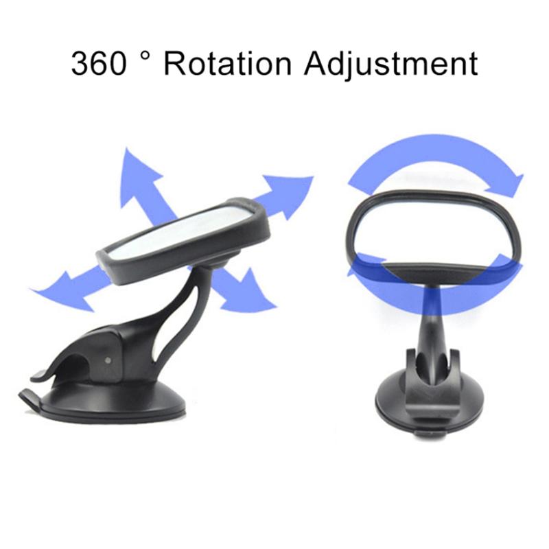

Car Rear Seat Window Suction Cup Mirror Children Safety Seat Rear View Mirror Type A