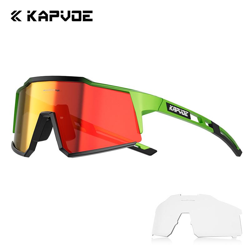 KAPVOE Color-Changing Windproof Cycling Goggles for Men and Women