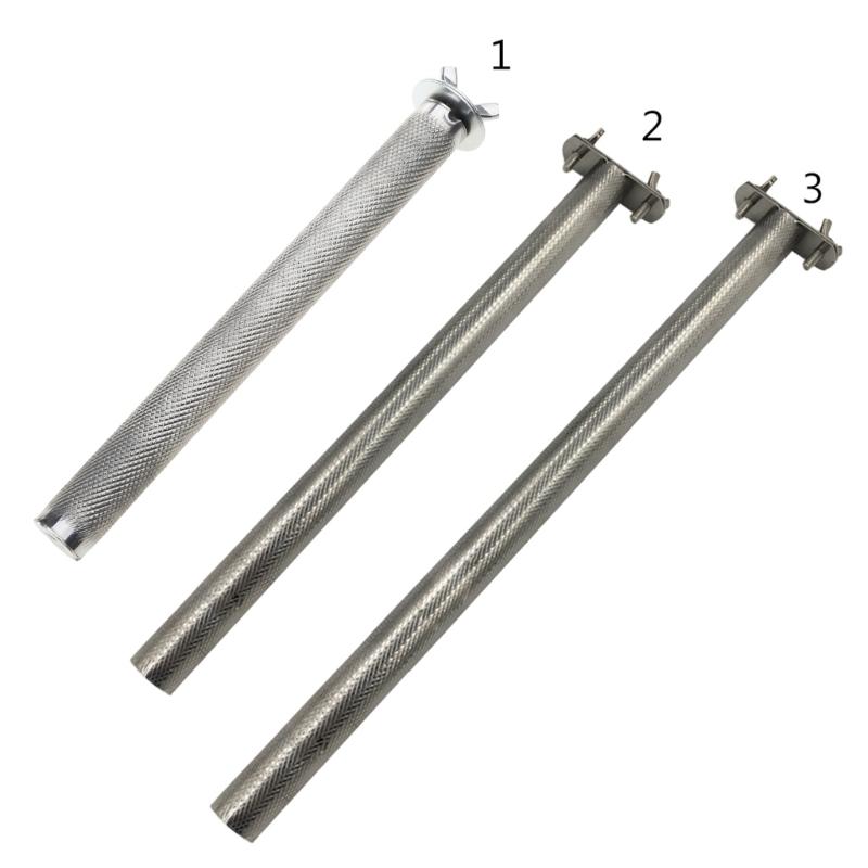 Parrot Perch Bird Stainless Steel Stand Grinding Claw Bar Easy to Install X3UC
