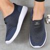 Lightweight Women Slip-On Mesh Shoes Quick-Drying Breathable Shoes 2026 Fashion Comfortable Walking Athletic Sneakers for Women