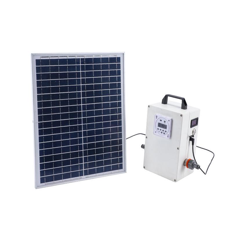 Solar-Powered Automatic Plant Watering System with Drip Irrigation and Sprinkler for Gardens