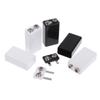 1/5/8 Stück 9V Typ-C Batteriegehäuse 6F22 Lithiumbatterie Aufbewahrungsbox Quadratischer Batteriehalter Tragbarer Batterieclip-Behälter