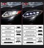 LED Matrix Headlight Assembly with Blue LED and Running Horse Design for 14-16 Nissan X-Trail