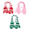 Neck Scarf 1:12 Doll Clothes Pretend Play Mini Dolls Hat Doll Scarf with Gloves  Photographic Prop