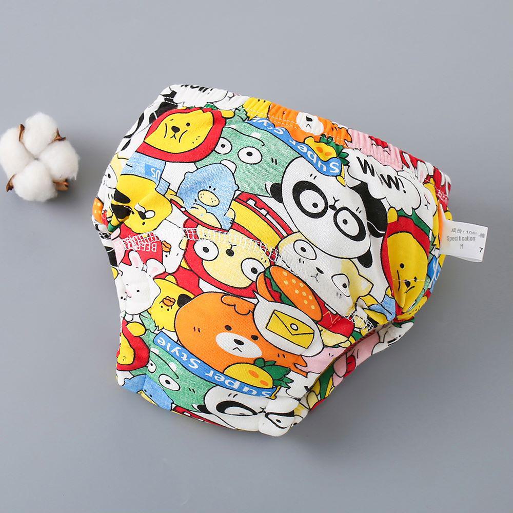 

Дитячі 6-шарові бавовняні дитячі тренувальні штани: Пелюшки для новонароджених, які можна прати S for 0-18 lbs