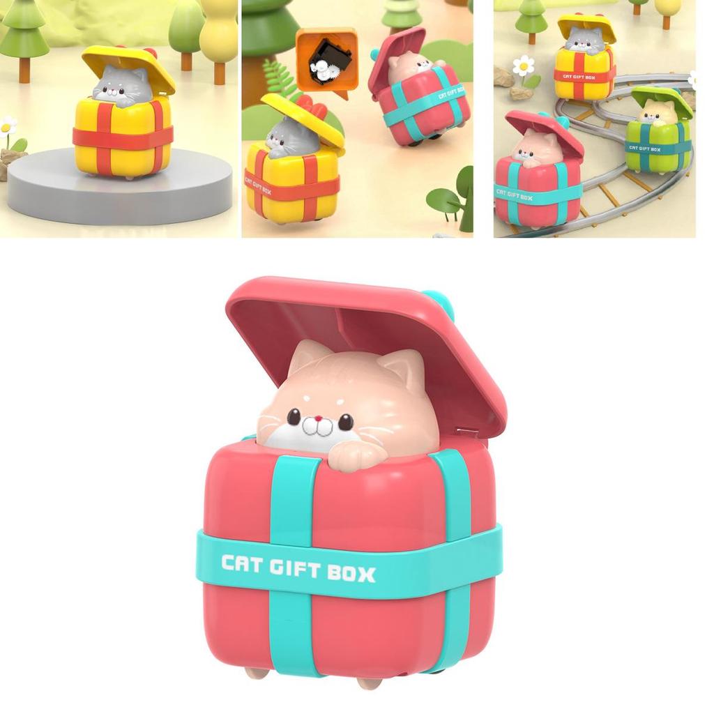 Preschool Learning Toy With Pressing Slider Cat For Early Education Kids