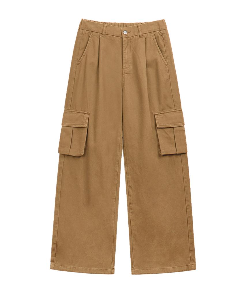 RANDOMOFF Btb : The Classic Cargo Jeans [Sand Beige]