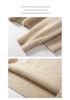Women's Cashmere Round Neck Long Sleeve Pullover Sweater - Warm and Versatile for 2025 Autumn/Winter