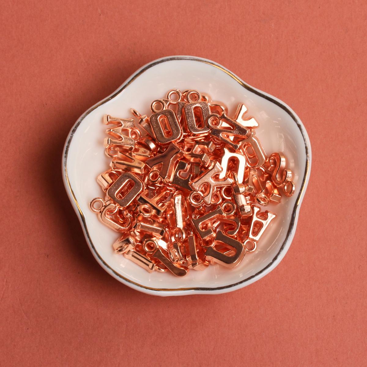 

Брелок с буквами алфавита AZ, 20 шт., аксессуары ручной работы, подвески, ручная работа, сделай сам, 14–16 мм*8–9 мм, модные украшения, акриловые подвески, аксессуары розового золота