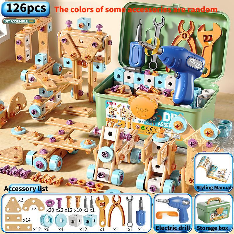 Diy Assembly Toys Repair The Toolbox For Learning Motor Skills Early Education