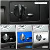 Für Ford Focus 2 MK2 2005 - 2011 LHD Scheinwerferschalter-Panel-Abdeckung Aufkleber Frontscheinwerfer-Einstellknopf-Zierleiste Innenraumzubehör