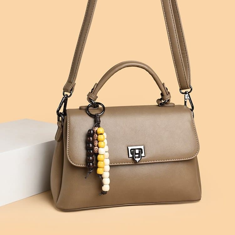 Lock Tote Bag Women's Hand Shoulder Messenger Bag