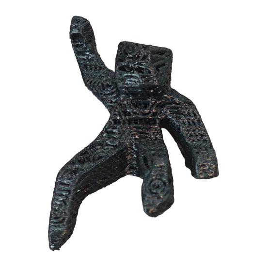 

3D Printed Rock Man Refrigerator Magnet Climbing Stone Man Magnet Home чёрный