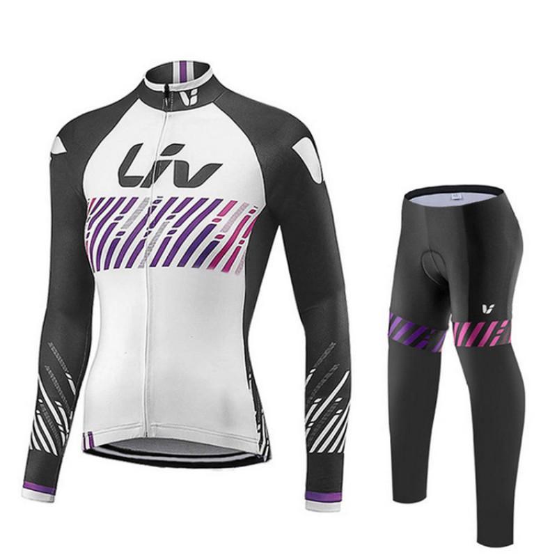 Lightweight Long Sleeve Cycling Set Women
