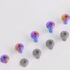1 PC Colorful M4 X 8 10 12 14 16 18 20 25mm GR5 Titanium Alloy A3 Mushroom Head Flange Screw Bolt T20 Torx for  Motorcycle