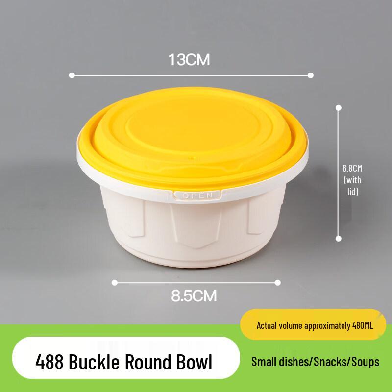 ZISIZ Disposable Plastic Lunch Box