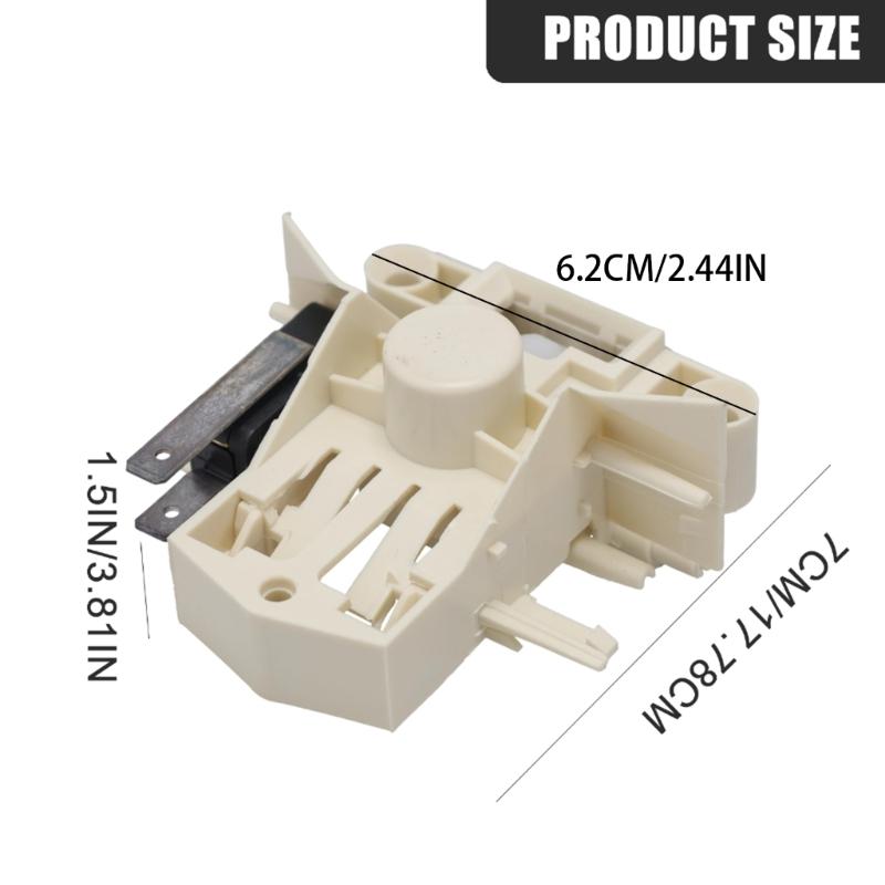 Compatible Dishwasher Door Latches Switches Replacement Part Ensures Smooth Operation Plasic Texture for Multiple Models