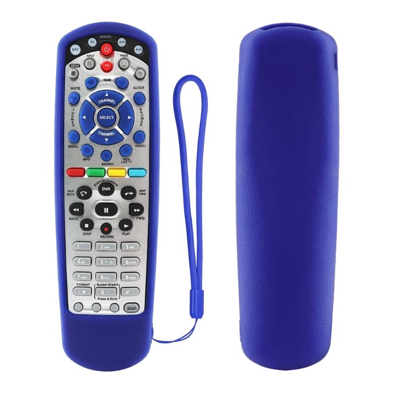

Силиконовый защитный чехол для пульта управления DISH 20.1 TV Top Box, чехол для пульта дистанционного управления, не наносящий вреда коже синий