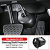 For Lexus ES 2026-2028 Steering Wheel Steering Shaft Protector Cover ABS Black Interior Accessories Upgrade Kit Plus Pro Decor A