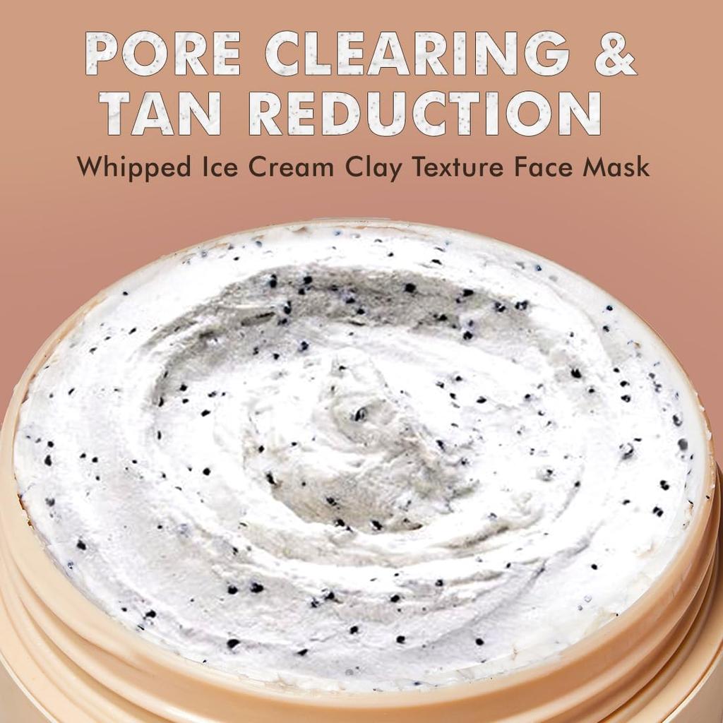 mCaffeine Pore Cleanse Coffee Cookie Detan Face Mask 100g For All Skin Types Blackhead Control