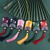 Chinese Style Brocade Embroidered Bag Embroidery Sachet Cloth Pouches Tassel Pendant Drawstring Lucky Bag Wedding Favors Gift