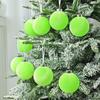 Tree Decoration Set with Velvet Finished Christmas Balls and Strong Plastic Build Featuring Hanging Loops for Easy Placement
