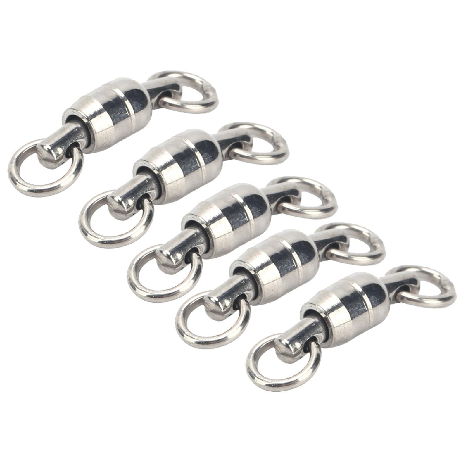 

TwoWay Stainless Steel Bearing Rotation Ring 8Word Ring Connector Fishing Accessories